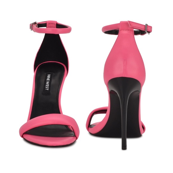 Nine West Pink Teeya Ankle Strap Sandals - Picture 4 of 5